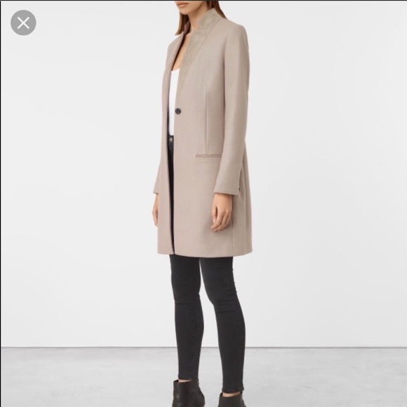 AllSaints Leni Coat size 4 - Picture 1 of 12